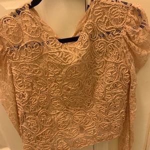 Zara lace top size Medium